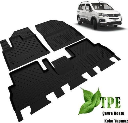 Peugeot Rifter Havuzlu Paspas 2019 2020 2021 2022 2023 2024 Kokusuz Yumuşak Active Allure Gt Line