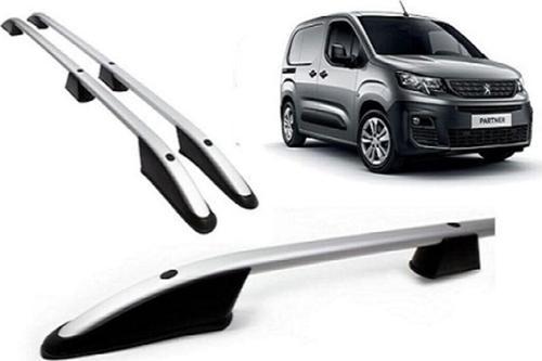Citroen Yeni Berlingo Tavan Çıtası Uzun Şase 2019 2020 2021 2022 2023 2024 Paslanmaz Aluminyum