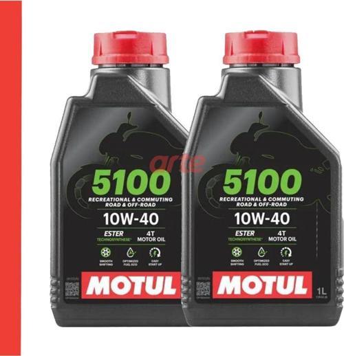 5100 10W-40 4 T Motosiklet Motor Yağı Güncel Ürün 2 Adet