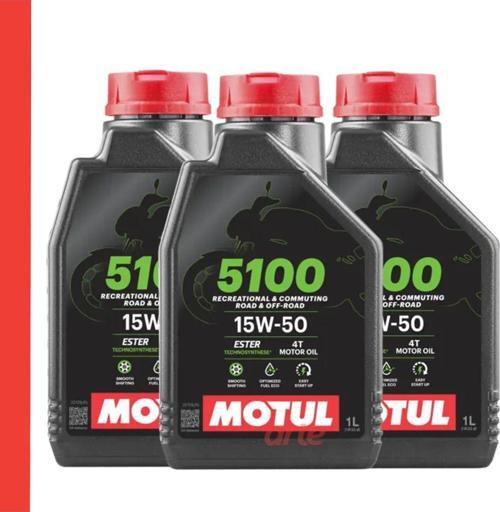 5100 15W-50 4 T Motosiklet Motor Yağı Güncel Ürün 3 Adet 2024 Üretim