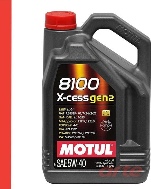 8100 X-Cess G2 5W40 5 Litre Benzinli Ve Dizel Motor Yağı  Sentetik Motor Yağı