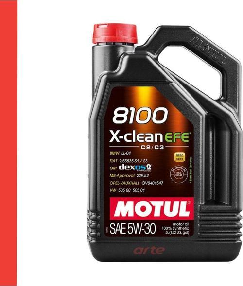 8100 X-Clean Efe 5W30 Partiküllü Dpf C3 Dexos2 Motor Yağı 5L %100 Sentetik