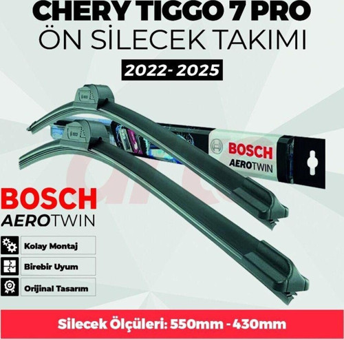 Chery Tiggo 7Pro 2022-2025 Aerotwin Ön Silecek Takımı