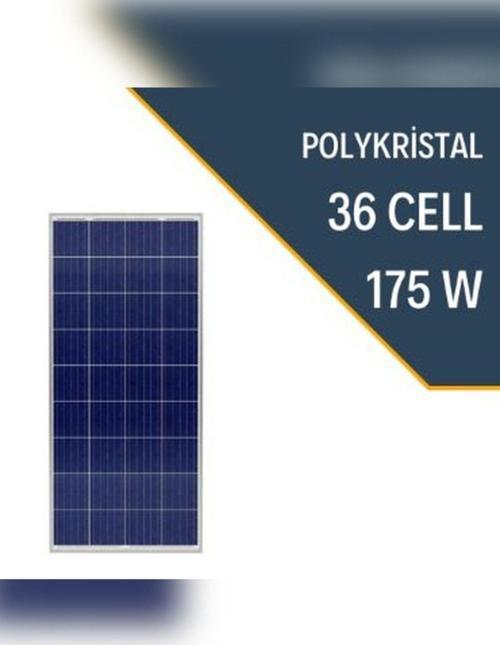 175W Polykristal Güneş Paneli