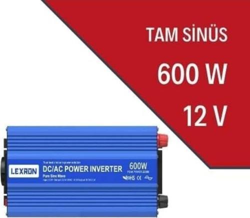 600W-12V Tam Sinüs İnverter