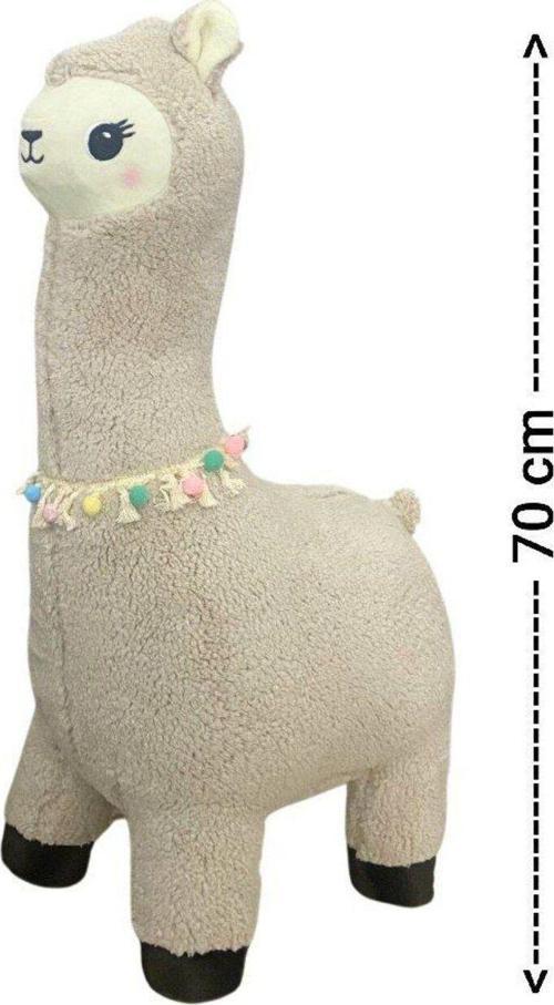 Oyun Ve Uyku Arkadaşım Peluş Alpaka Lama - 70Cm