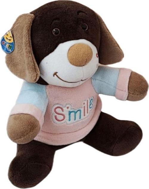 Uyku Ve Oyun Arkadaşım Peluş Smile Köpek = 40Cm