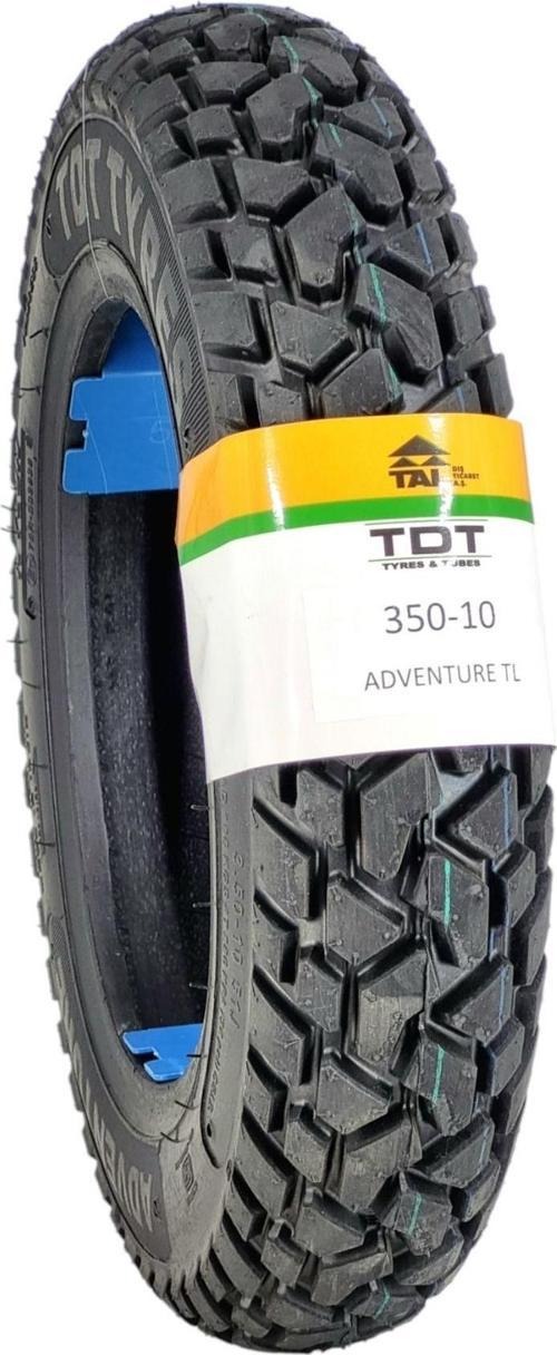 Tyres 350-10 Tl (Tubeless - Dubleks) Motosiklet Lastiği