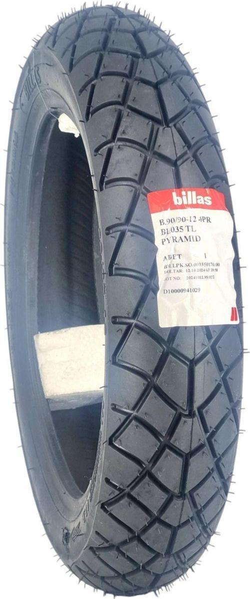 Motosiklet Lastik 90/90-12 Tl (Tubeless - Dubleks) Bl35A