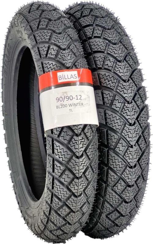 Tvs Jüpiter 110/ 125 Kışlık Lastik Takımı 90/90-12 Dubleks (Tl)(Tubeless) Bl200A5