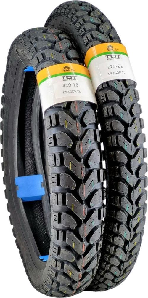 Tyres 410-18 Ve 275-21 Tl (Tubeless - Dubleks) Lastik Takımı