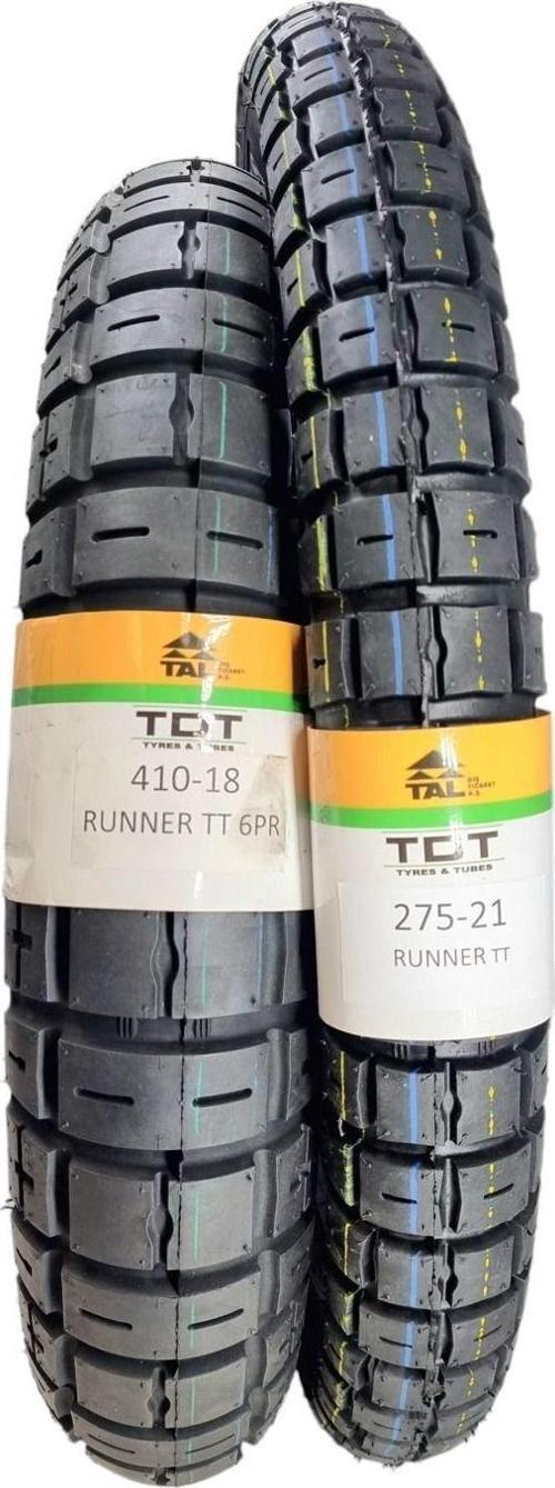 Tyres 410-18 Ve 275-21 Tt Supermoto Lastik Takımı