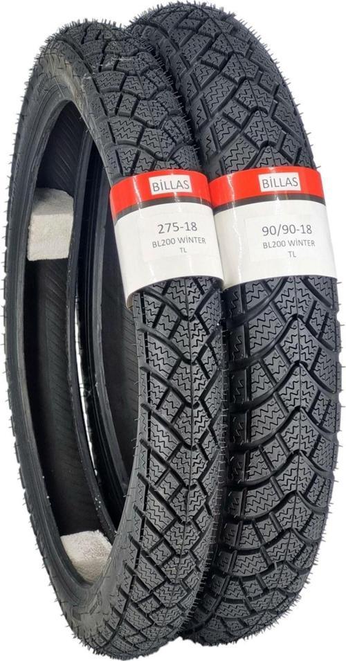 Kışlık Lastik 90/90-18 Ve 275-18 Takım Tl (Tubeless - Dubleks) Bl200Set1