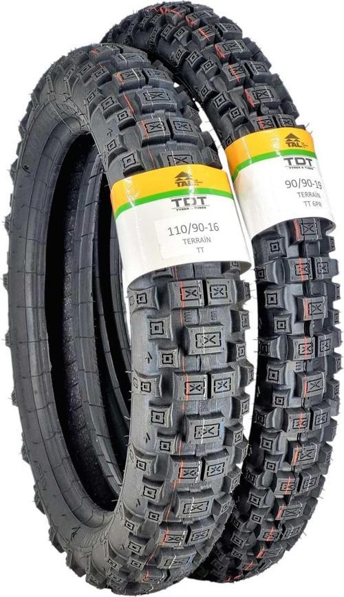 Tyres 110/90-16 Ve 90/90-19 Tt(İç Lastikli Tip) Cross Lastik Takımı