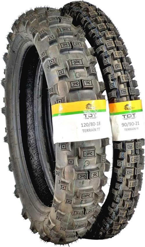 Tyres Kross Lastik 120/80-18 Ve 90/90-21 Tt (İç Lastikli Tip- Tubetype) Terrainyeniset