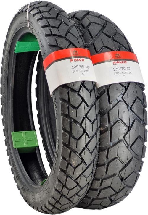 100/90-18 Ve 130/70-17 Takım Tl (Tubeless - Dubleks) Motosiklet Lastiği