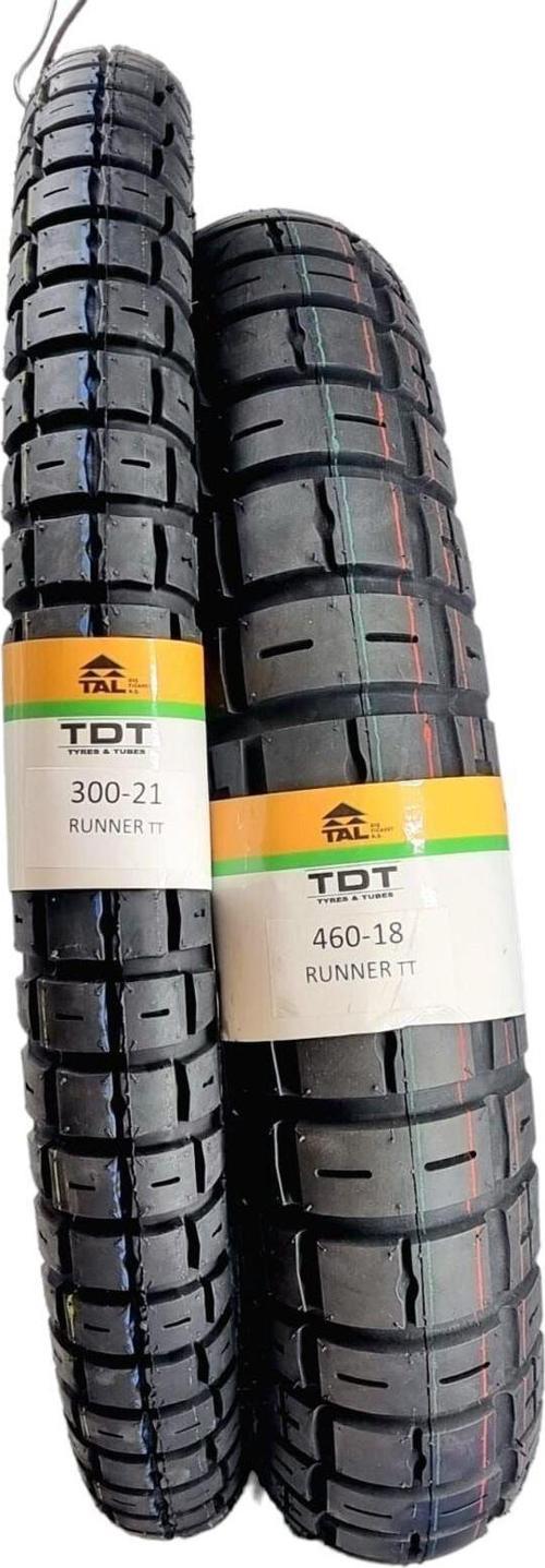 Tyres 460-18 Ve 300-21 Tt Supermoto Lastik Takımı