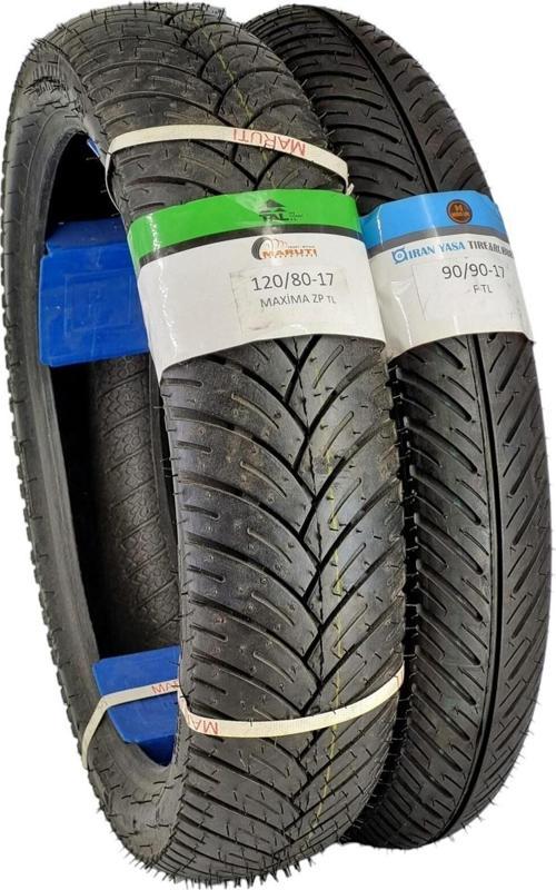 Motor Lastik 120/80-17 Ve 90/90-17 Dubleks Maxıma Set Maximaset
