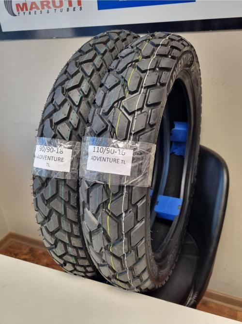 Tyres 90/90-18 Ve 110/90-16 Advantur Set Motosiklet Lastiği