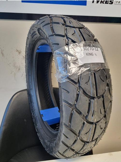 Tyres 130-70-12 Tl (Dubleks) Kıng Motosiklet Lastiği