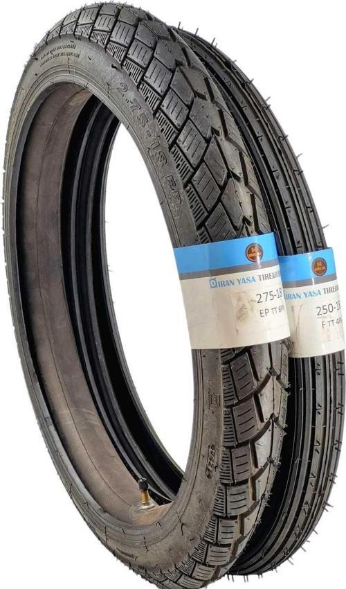 275-18 Tt / 250-18 Tt Cg Motosiklet Lastiği Ön Arka Takım Set Dış Lastik