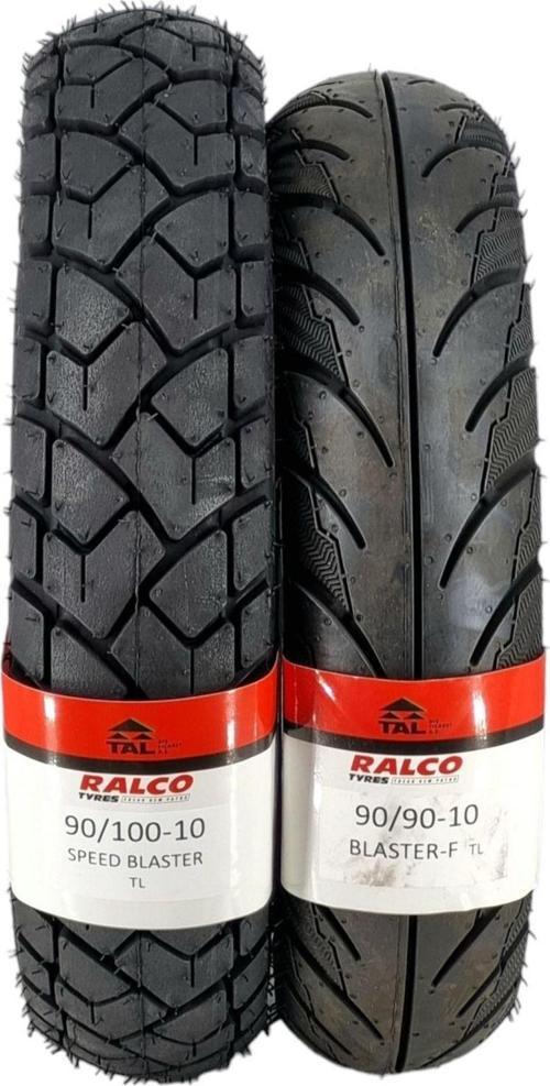 90/100-10 Ve 90/90-10 (Tubeless - Dubleks) Motosiklet Lastik Takımı