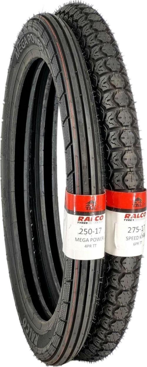 Cup Motor Lastik Takımı 275-17 Ve 250-17 Tt (Tubetype - İç Lastikli Tip) Ön Ve Arka