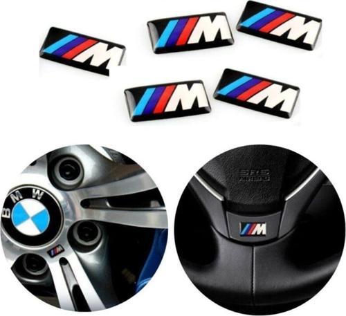 Bmw M Logo Jant Direksiyon Sticker (5 Adet)