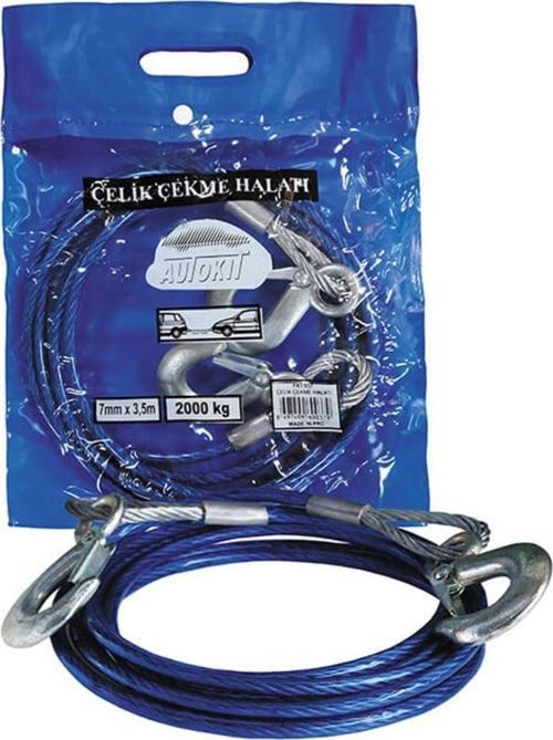 Çelik Çekme Halatı 7Mm X 3,5M 2 Ton