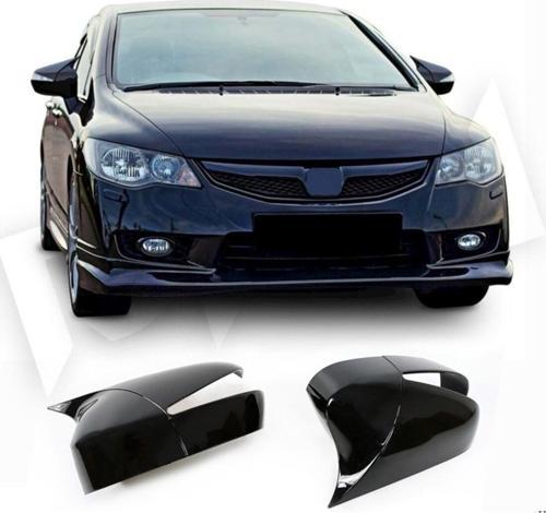 Honda Civic Fd6 2006-2012 Batman Yarasa Ayna Kapağı Parlak Siyah