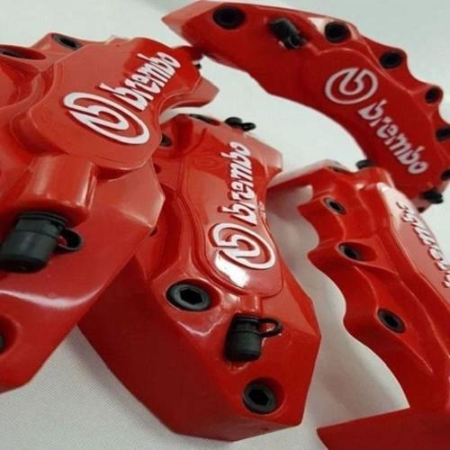 Kaliper Kapağı Brembo 4'Lü Set Kabartmalı Kırmızı