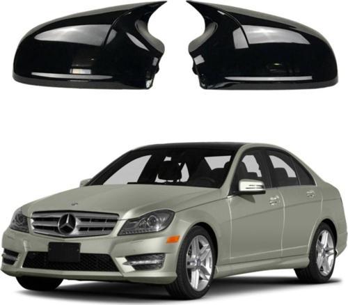 Mercedes C Serisi W204 Araca Özel Batman Yarasa Ayna Kapağı Pianoblack