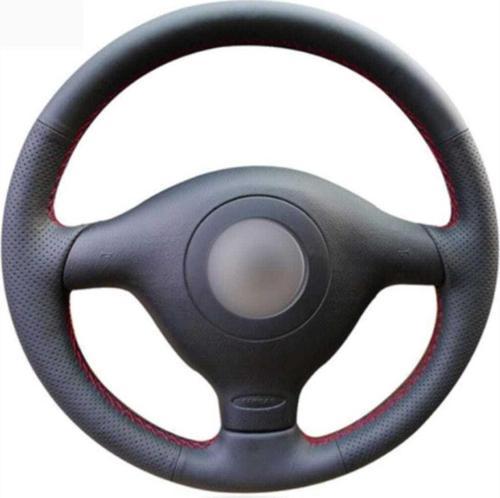 Volkswagen Bora Için Deri Direksiyon Kılıfı Araca Özel Dikmeli