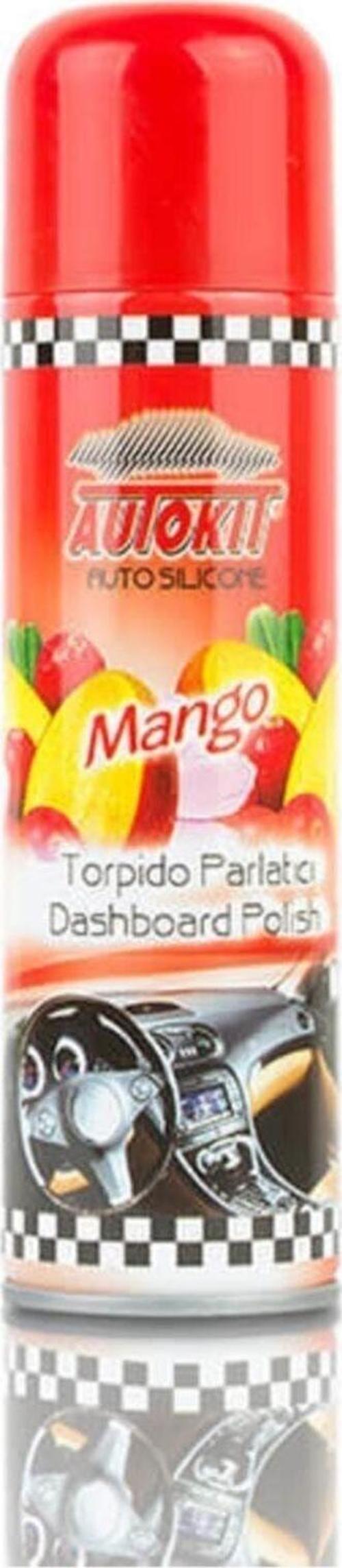 220Ml Torpido Parlatıcı Parfumlu Silikon Sprey Mango