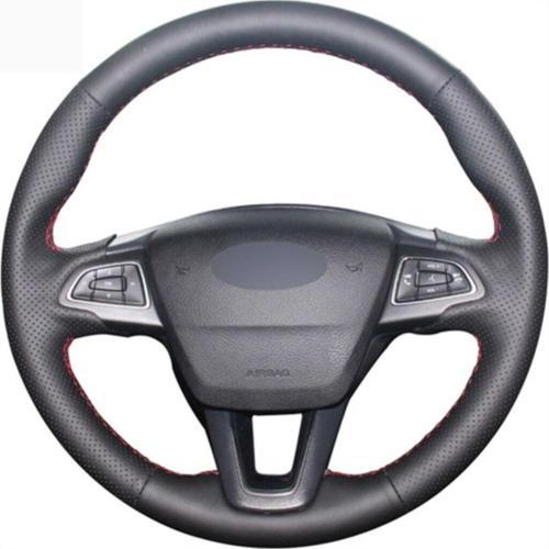 Ford Kuga 2016 Sonrası Için Deri Direksiyon Kılıfı Araca Özel Dikmeli