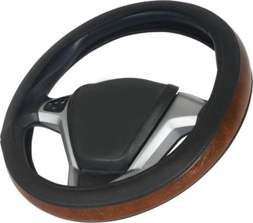 Dıreksıyon Kılıfı 38 Cm Cember Rugan Kahve Sıyah Sunı Derı F-85 - Üretici Firma : -
