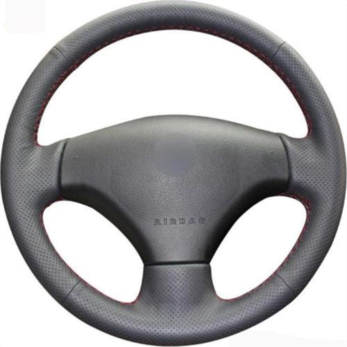 Peugeot 206 Için Deri Direksiyon Kılıfı Araca Özel Dikmeli