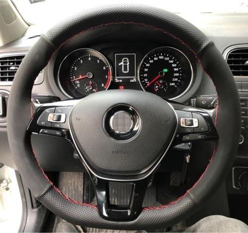 Deri - Alcantara Model Dikişli Direksiyon Kılıfı