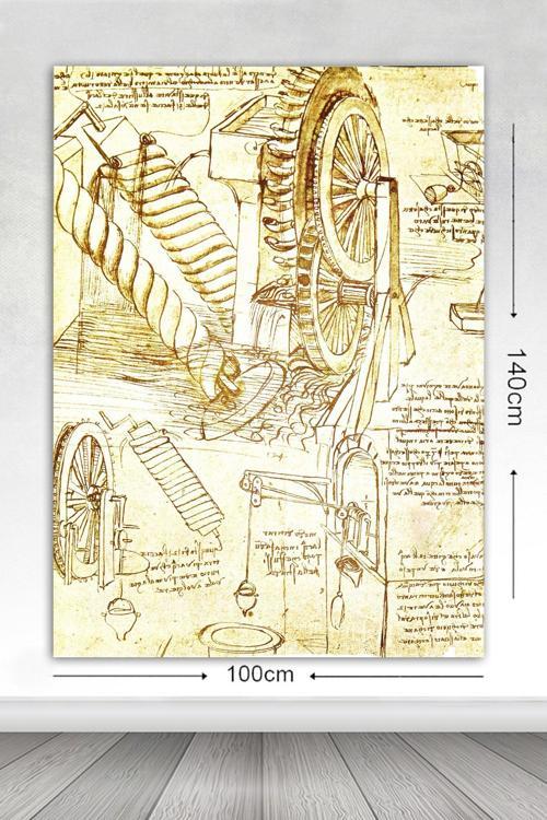 Kanvas Tablo Leonardo Da Vinci