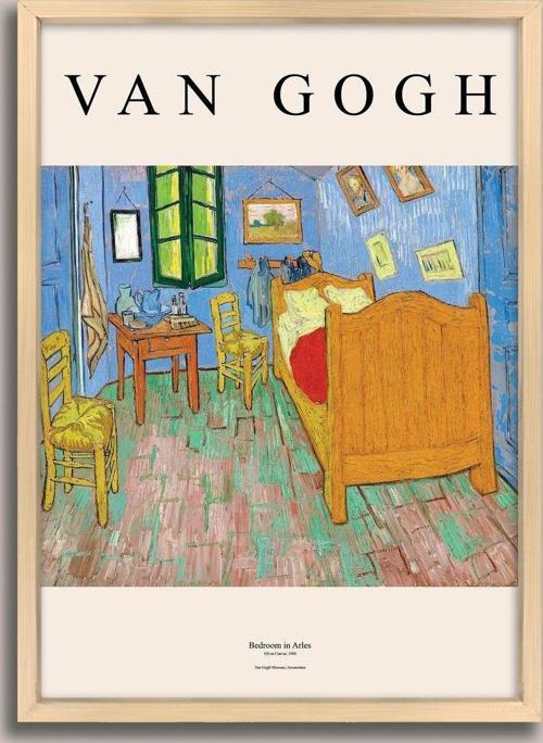 Vetro Design Van Gogh - Arles'teki Yatak Odası Çerçeveli Tablo