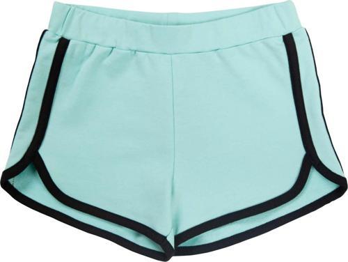 Mint Kız Çocuk iki İplik Renkli Biyeli Şort