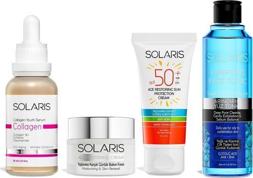 Avantaj Paketi Kolajen Youth Serum-Yaşlanma Karşıtı Krem-Yaşlanma Karşıtı Güneş Kremi-Tonik