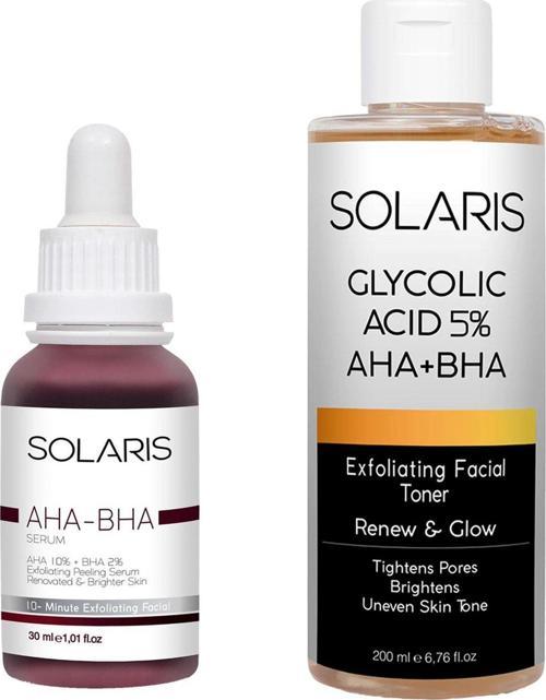 Cilt Tonu Eşitleyici Canlandırıcı Aha %10 + Bha %2 Serum (30 ml) Ve Gözenek Sıkılaştırıcı Aha + Bha
