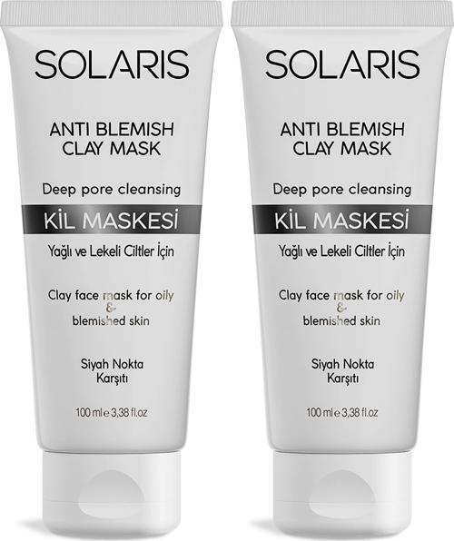 Kil Maskesi Yağlı ve Lekeli Ciltler İçin 100 ml x 2 Adet