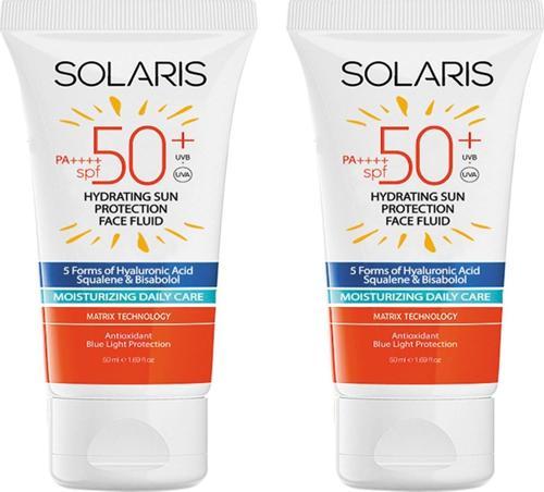 Tüm Cilt Tipleri İçin Nemlendirici Kolay Emilen Güneş Kremi SPF 50+ (50 ml) x 2 Adet