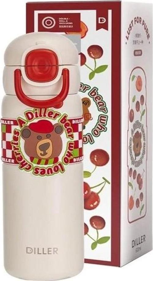 Diller Paslanmaz Çelik Matara 600 Ml Ayı