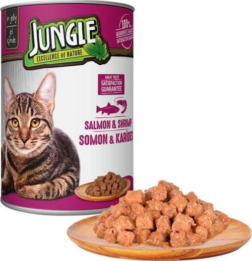 1 Adet Kedi 415 gr Somonlu-Karidesli Konserve Maması Skt: 06/2027