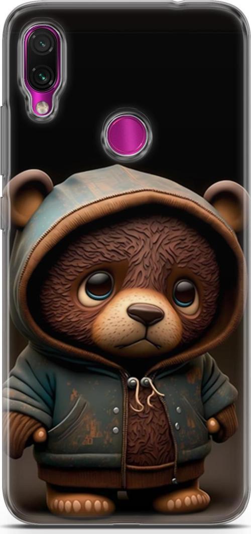 Xiaomi Redmi Note 7 Uyumlu Kılıf Yapayzeka 17 Minik Ayıcık Yumuşak Kılıf