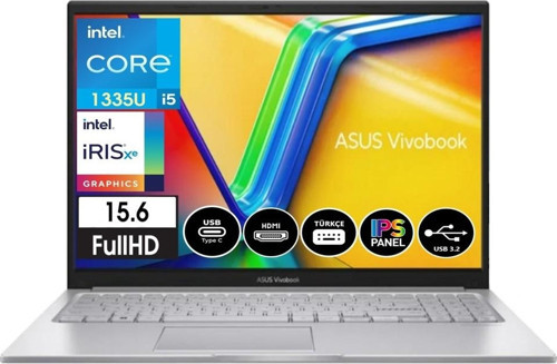 VivoBook 15 i5-1335U 24 GB 1 TB SSD 15.6" Windows 11 Pro X1504VA-NJ104 K31