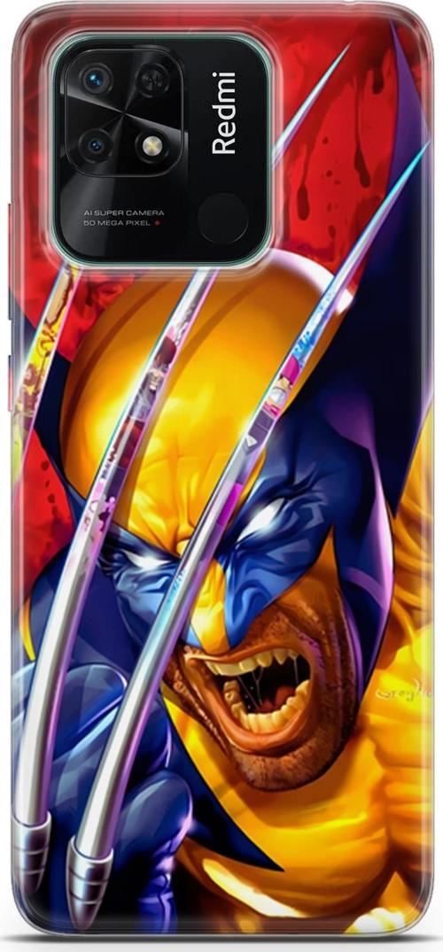Xiaomi Redmi 10c Uyumlu Kılıf Yapayzeka 7 Wolverine Desenli Kılıf